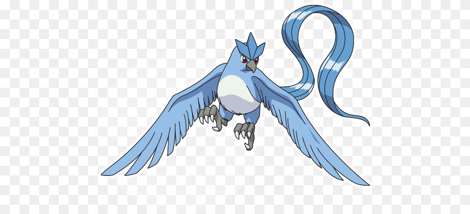 Pokmon The Movie 2000 Official Legendary Pokemon Articuno, Animal, Bird, Jay, Blue Jay Free Png Download