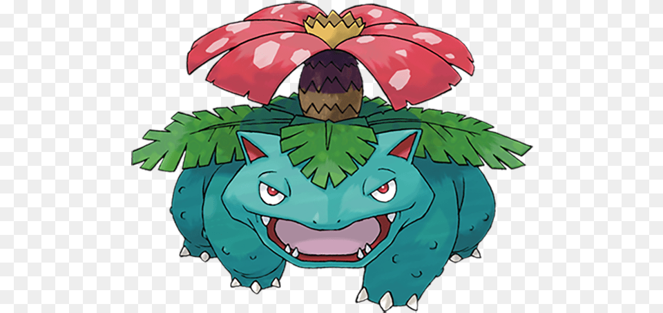 Pokmon Venusaur Pokemon Venusaur, Baby, Person, Book, Comics Png Image