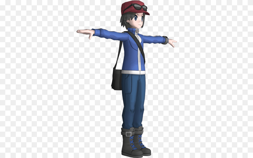 Pokmon X Y Calem Npc The Models Resource Pokemon X And Y Models, Person, Face, Head Png