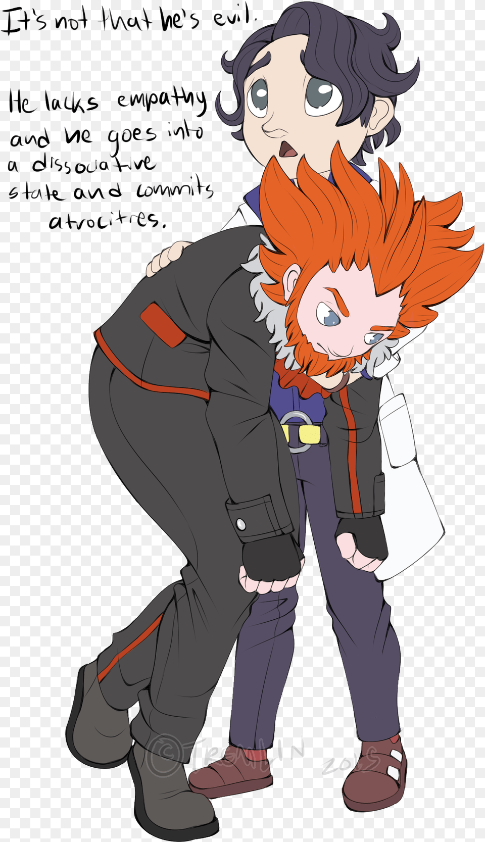 Pokmon Xy Sycamore And Lysandre Pokemon Professor Sycamore Lysandre, Book, Publication, Comics, Baby Free Png