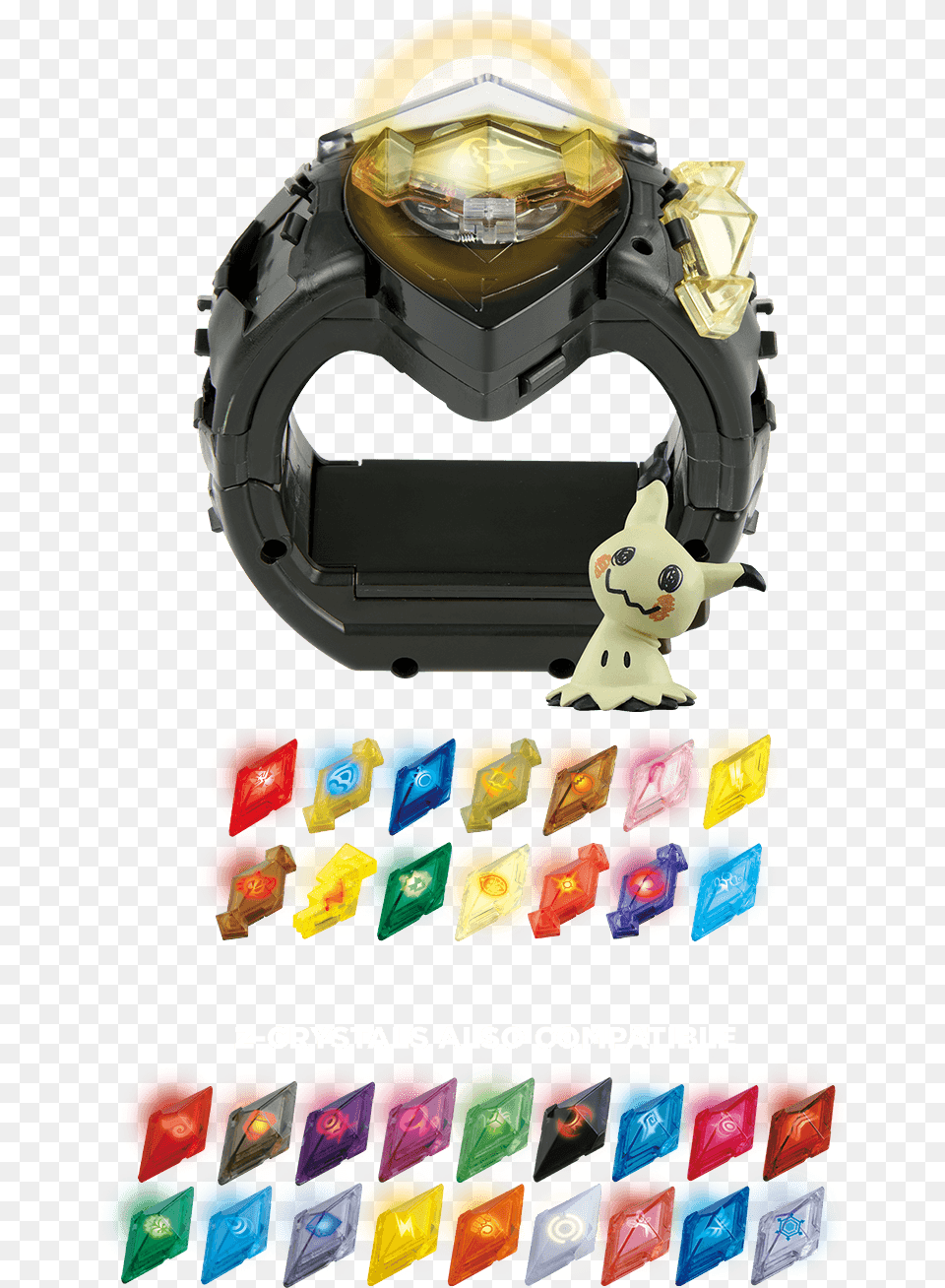 Pokmon Z Ring Pokemon Z Ring And Crystals, Helmet, Clothing, Hardhat, Toy Png Image