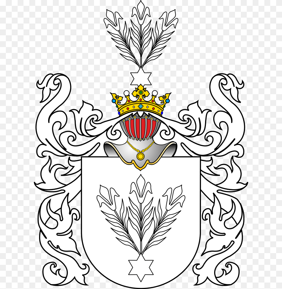 Pol Coa Bkowski Iv Family Crest Coat Of Arms Template, Emblem, Symbol, Plant, Adult Free Transparent Png