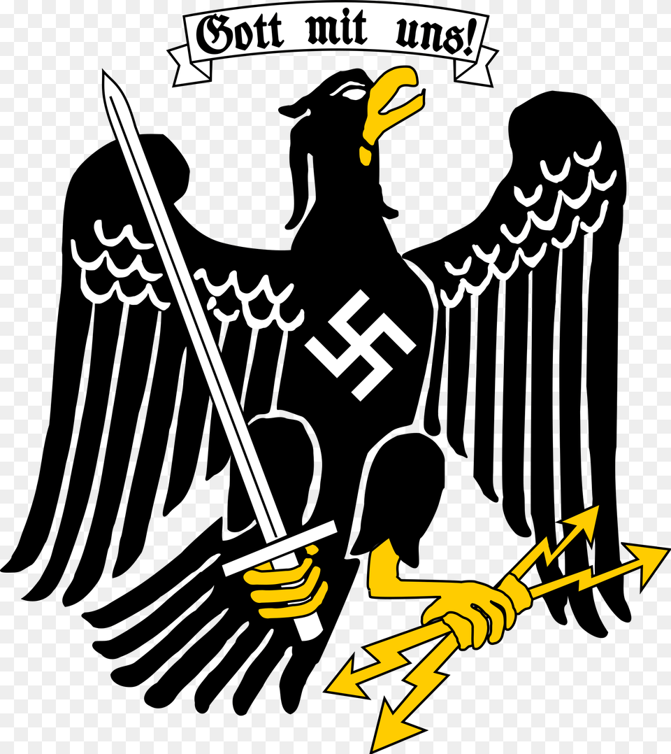 Pol Politically Incorrect Thread German Coat Of Arms, Electronics, Hardware, Sword, Weapon Free Png