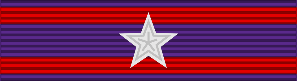Pol Wojskowa Odznaka Za Rany I Kontuzje 1gw Bar Clipart, Star Symbol, Symbol, Flag Png Image