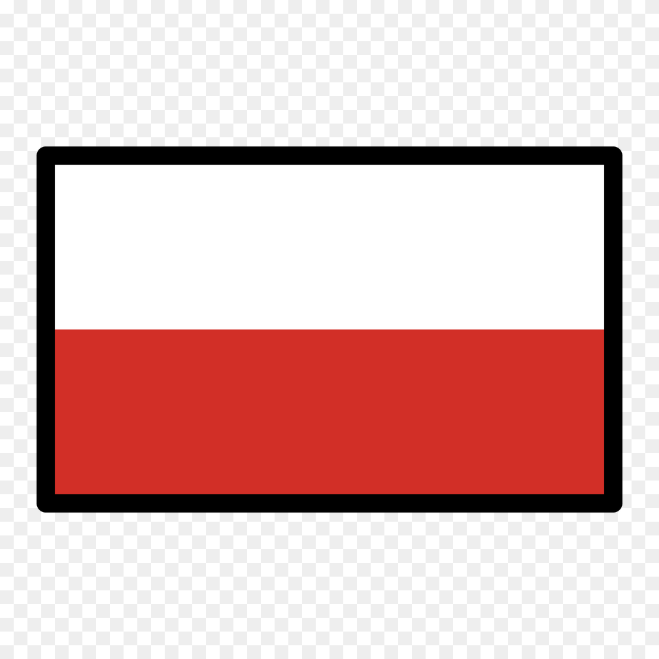 Poland Flag Emoji Clipart, Blackboard Png Image