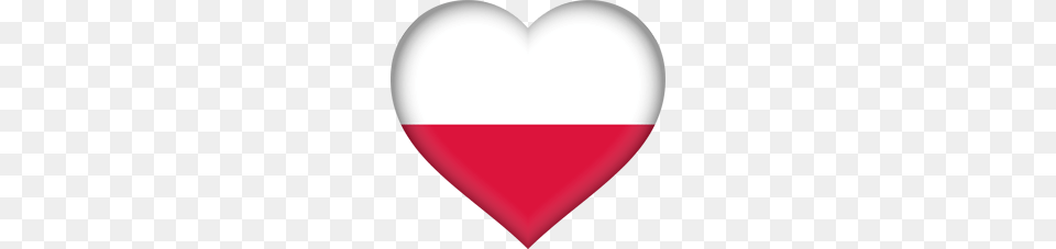 Poland Flag Heart, Clothing, Hardhat, Helmet Png Image