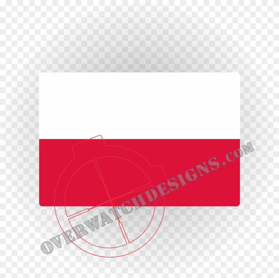 Poland Flag Sticker Printed Circle, Disk Free Png Download