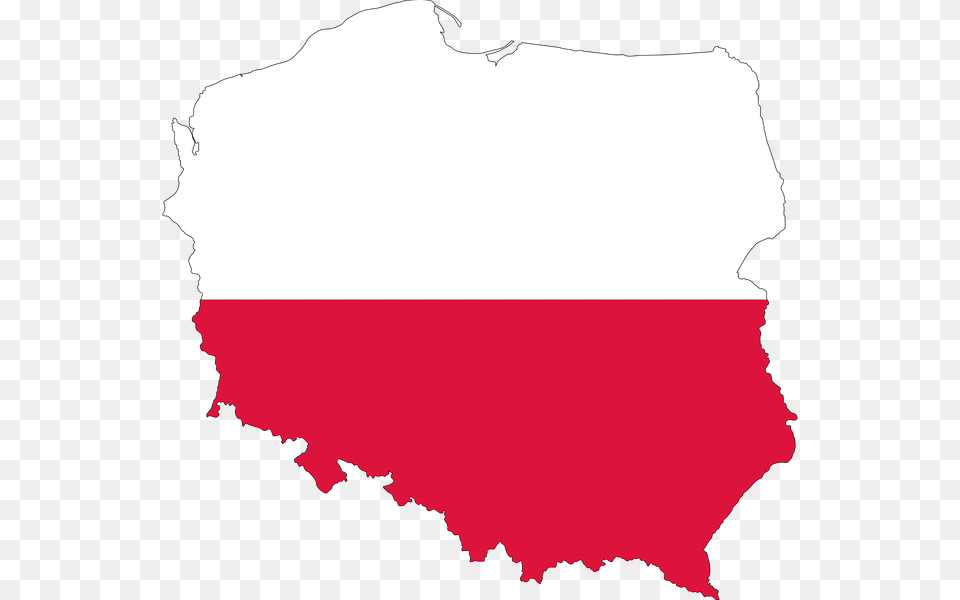 Poland Map Flag Clipart, Chart, Plot, Stain, Adult Free Png Download
