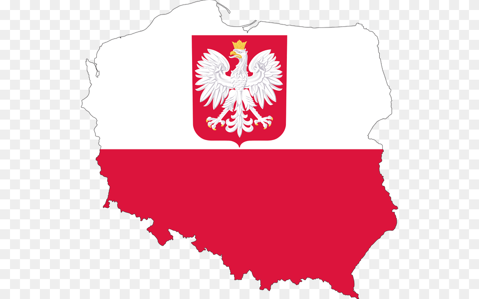 Poland Map Flag With Coat Of Arms Clipart, Adult, Bride, Female, Person Free Transparent Png