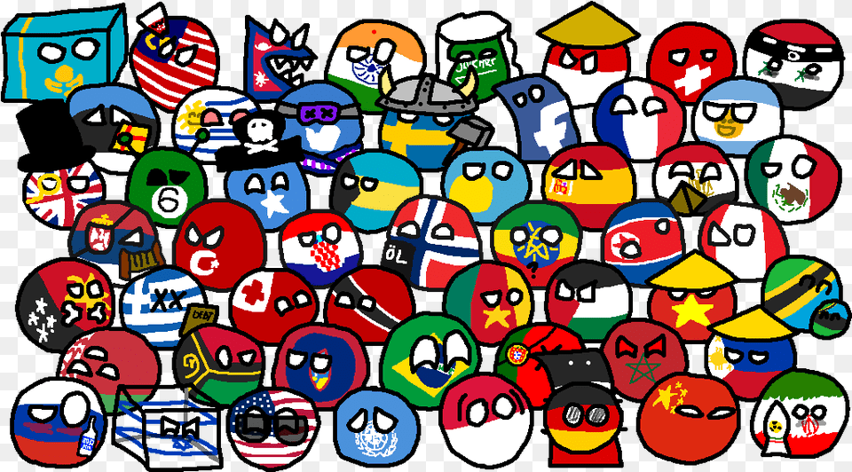 Polandball Wiki Countryballs Transparent, Sticker, Person, Face, Head Free Png Download