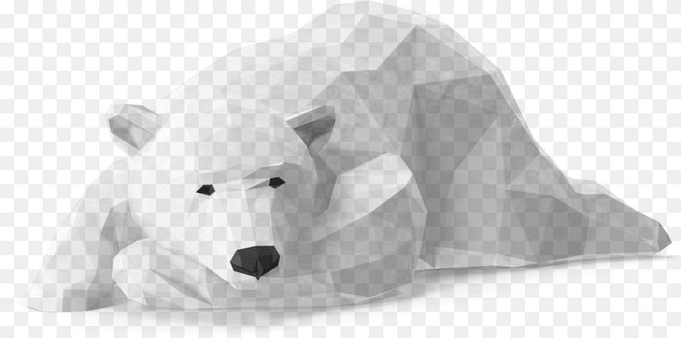 Polar Bear, Gray Png Image
