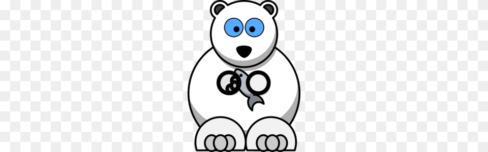 Polar Bear Clip Art, Animal, Mammal, Wildlife, Outdoors Png Image