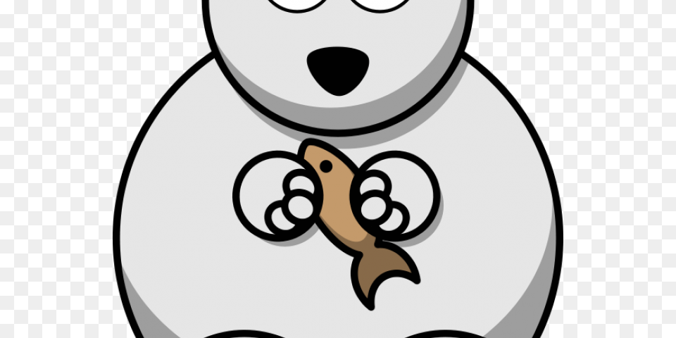 Polar Bear Clipart Cute, Winter, Outdoors, Nature, Baby Png Image