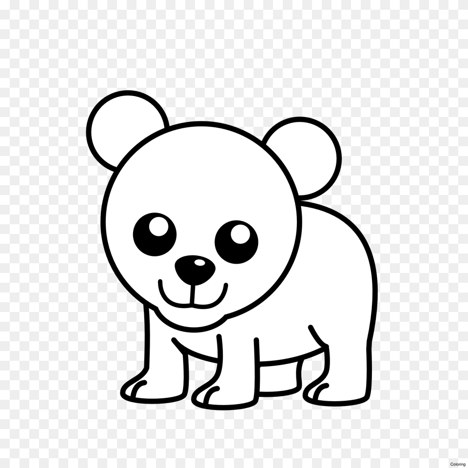 Polar Bear Clipart Cute Anime, Animal, Mammal, Wildlife Free Transparent Png