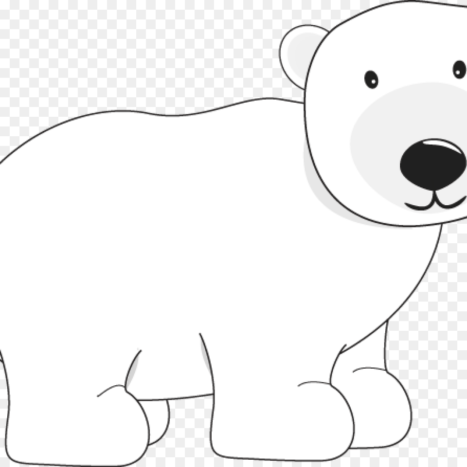 Polar Bear Clipart Snowflake Clipart House Clipart Online Download, Animal, Wildlife, Mammal, Pig Free Transparent Png