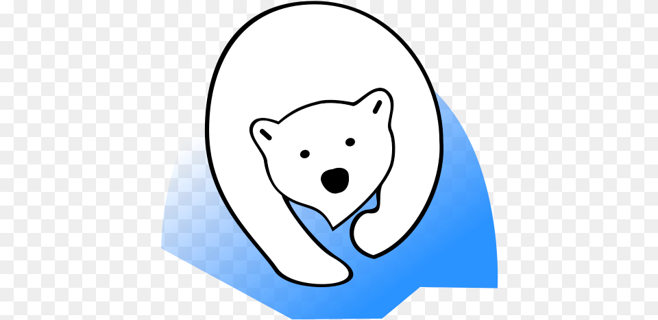 Polar Bear Clipart Vector Clip Art Online Royalty Polar Bear Clip Art, Animal, Mammal, Wildlife Free Png Download