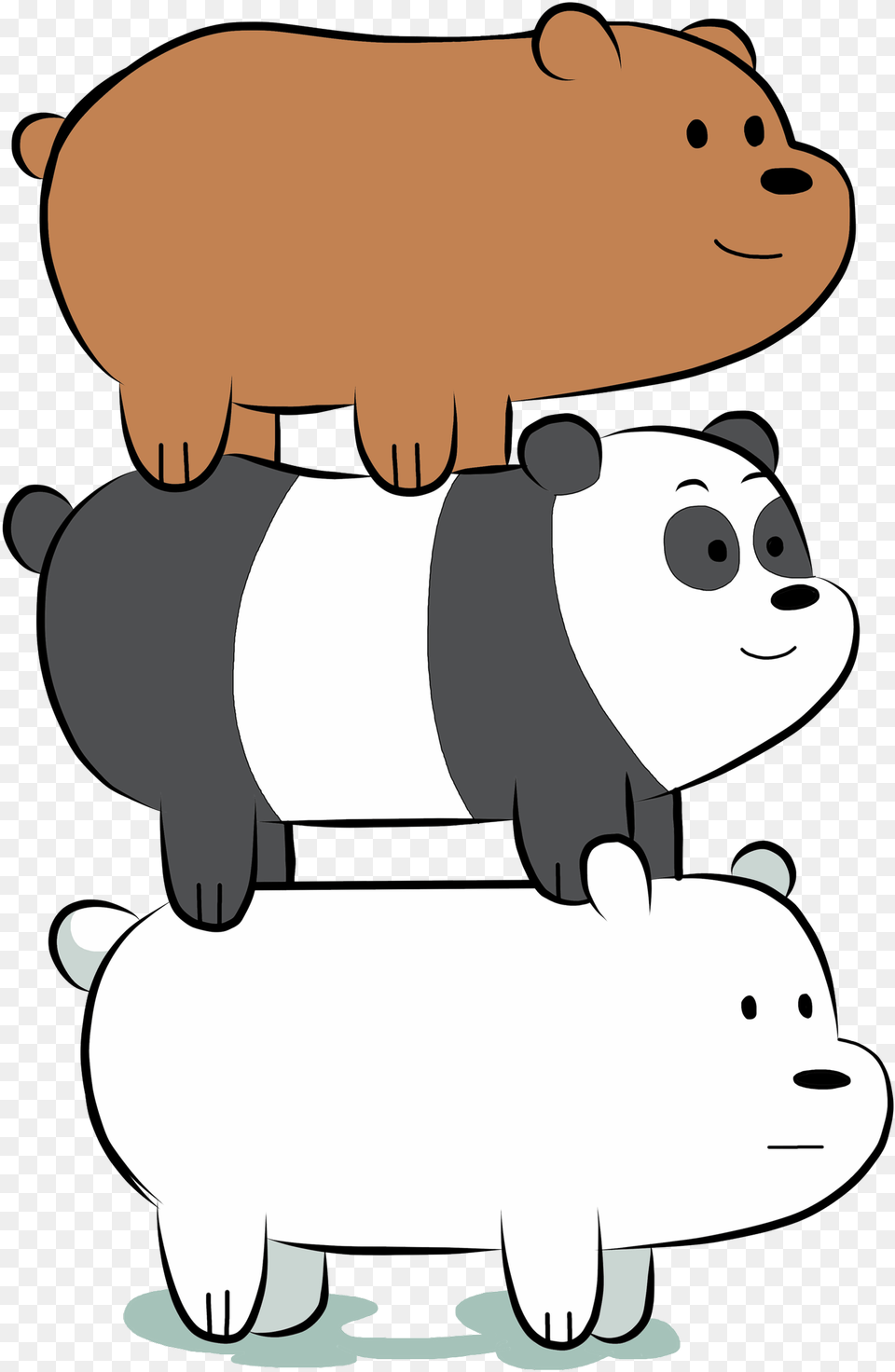 Polar Bear Clipart We Bare Bears, Animal, Mammal, Kangaroo Png Image