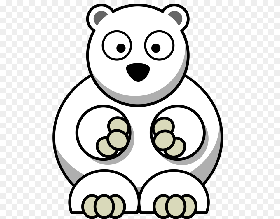 Polar Bear Giant Panda American Black Bear Cartoon, Animal, Mammal, Wildlife Free Png Download