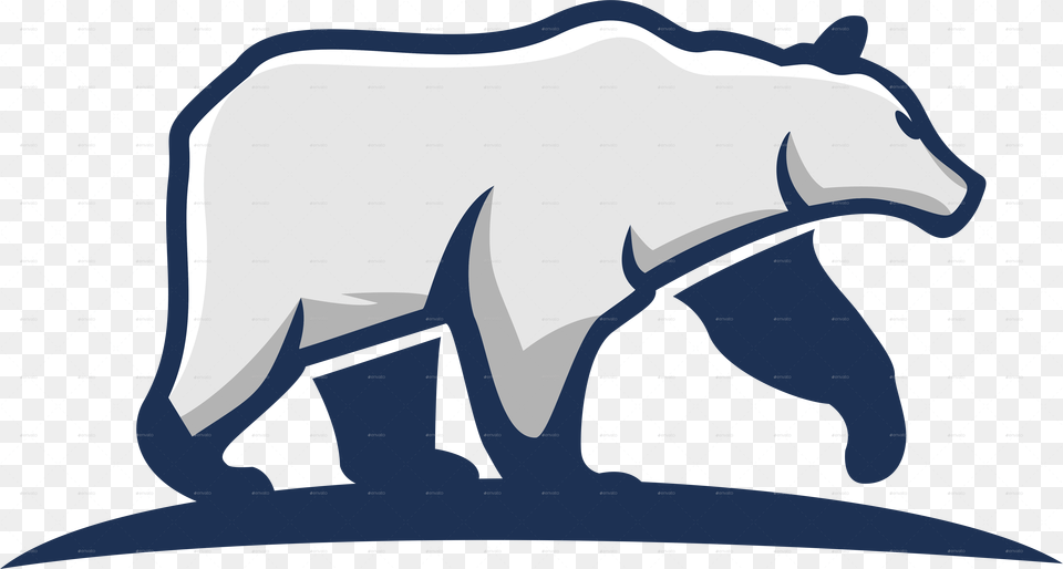 Polar Bear Logo, Animal, Mammal, Wildlife Free Png