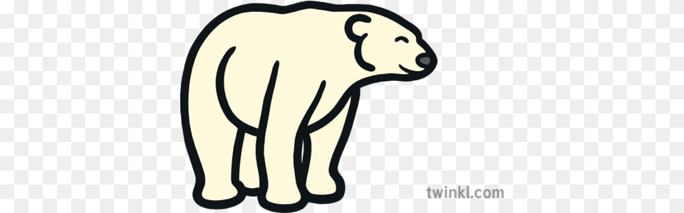 Polar Bear Map Icon Arctic Animal Animal Figure, Elephant, Mammal, Wildlife, Kangaroo Free Png Download
