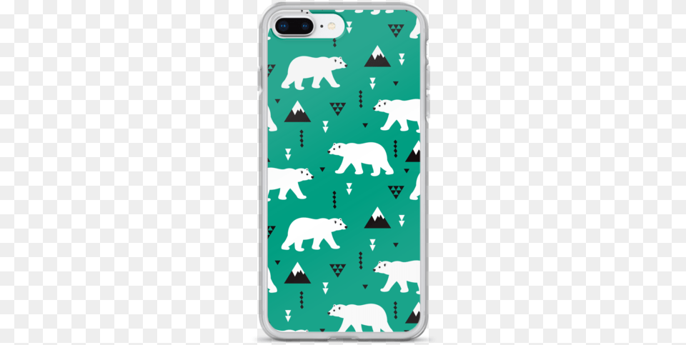 Polar Bear Pattern Iphone Case Mobile Phone Case, Electronics, Mobile Phone, Animal, Mammal Png Image