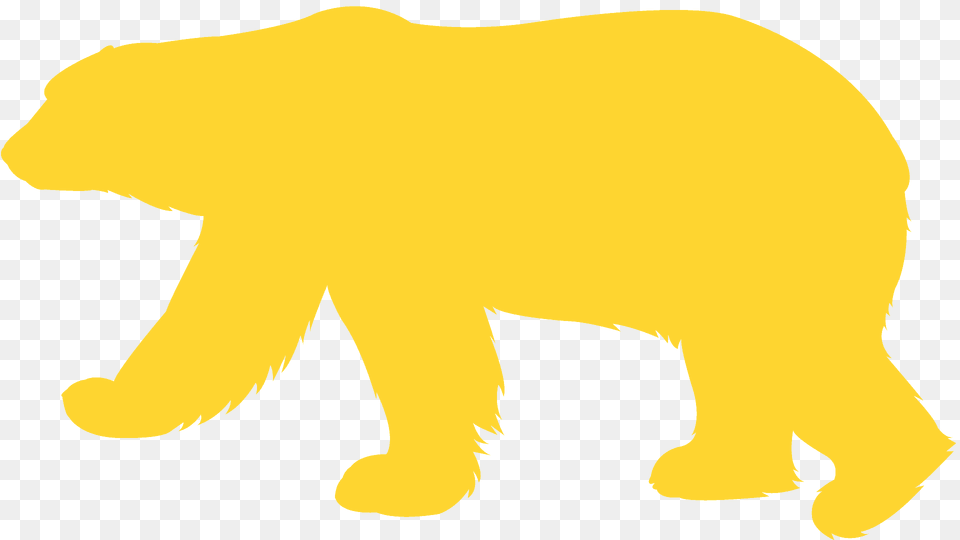 Polar Bear Silhouette, Animal, Mammal, Wildlife, Elephant Png Image