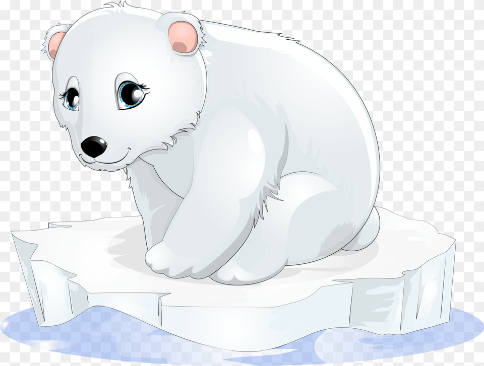 Polar Bear Transparent Transparent Image Clipart Polar Bear Clipart, Baby, Person, Animal, Mammal Free Png