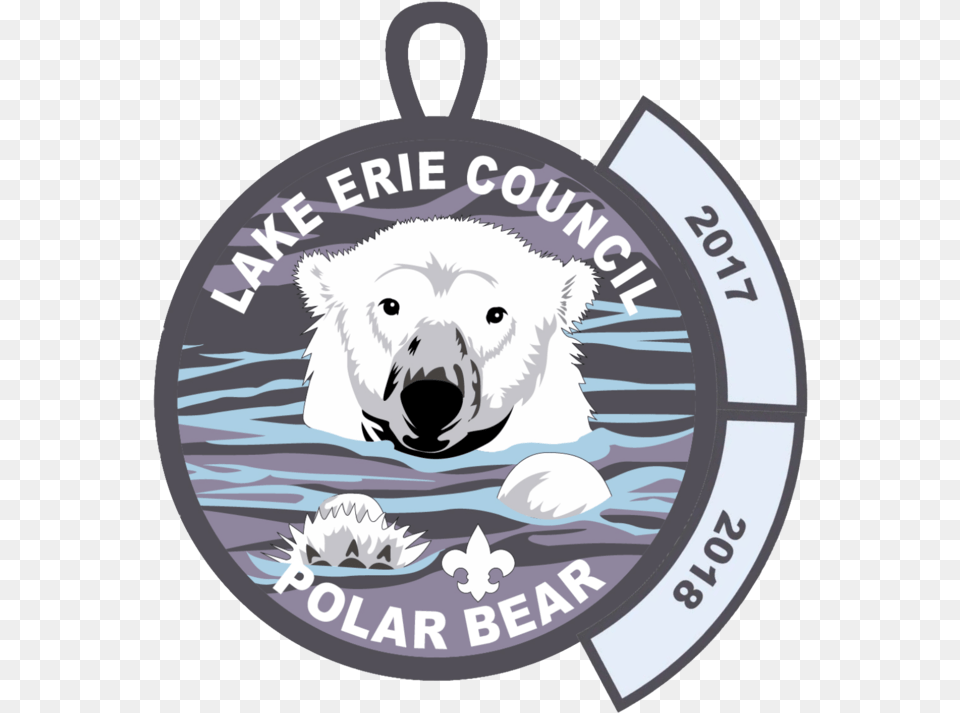Polar Bear With Years American Eskimo Dog, Logo, Badge, Symbol, Pet Free Png