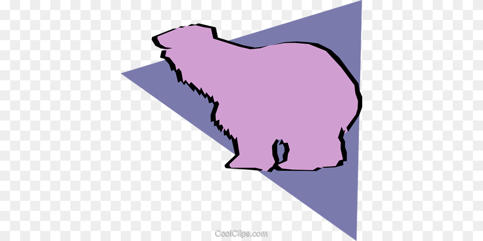 Polar Bears Royalty Vector Clip Art Illustration, Animal, Mammal, Fish, Sea Life Free Png