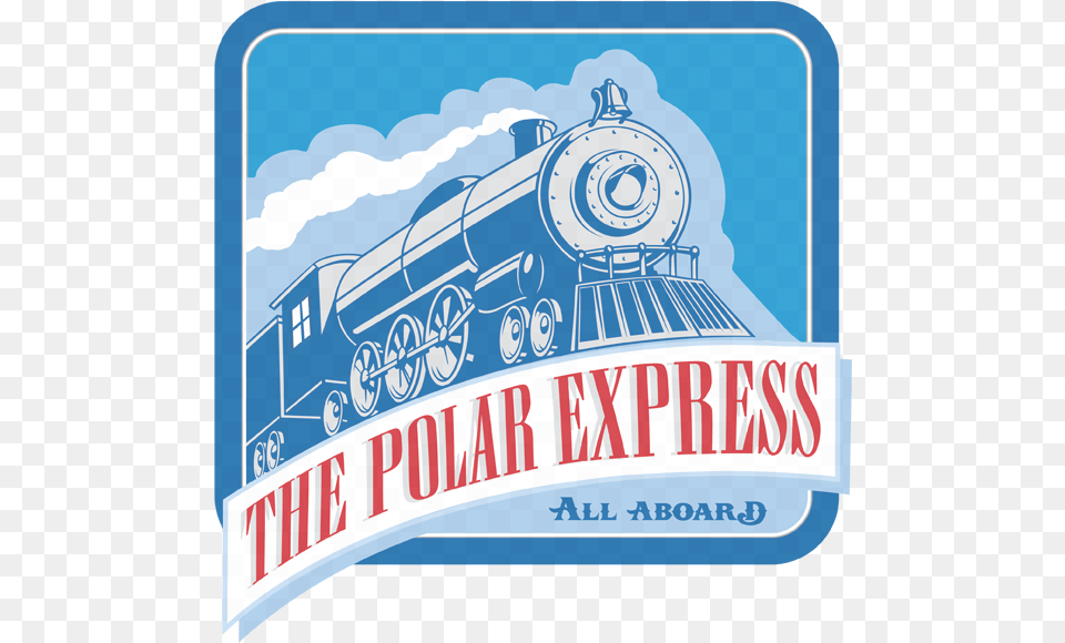 Polar Express All Aboard Juniors T Shirt, Vehicle, Locomotive, Transportation, Train Free Transparent Png