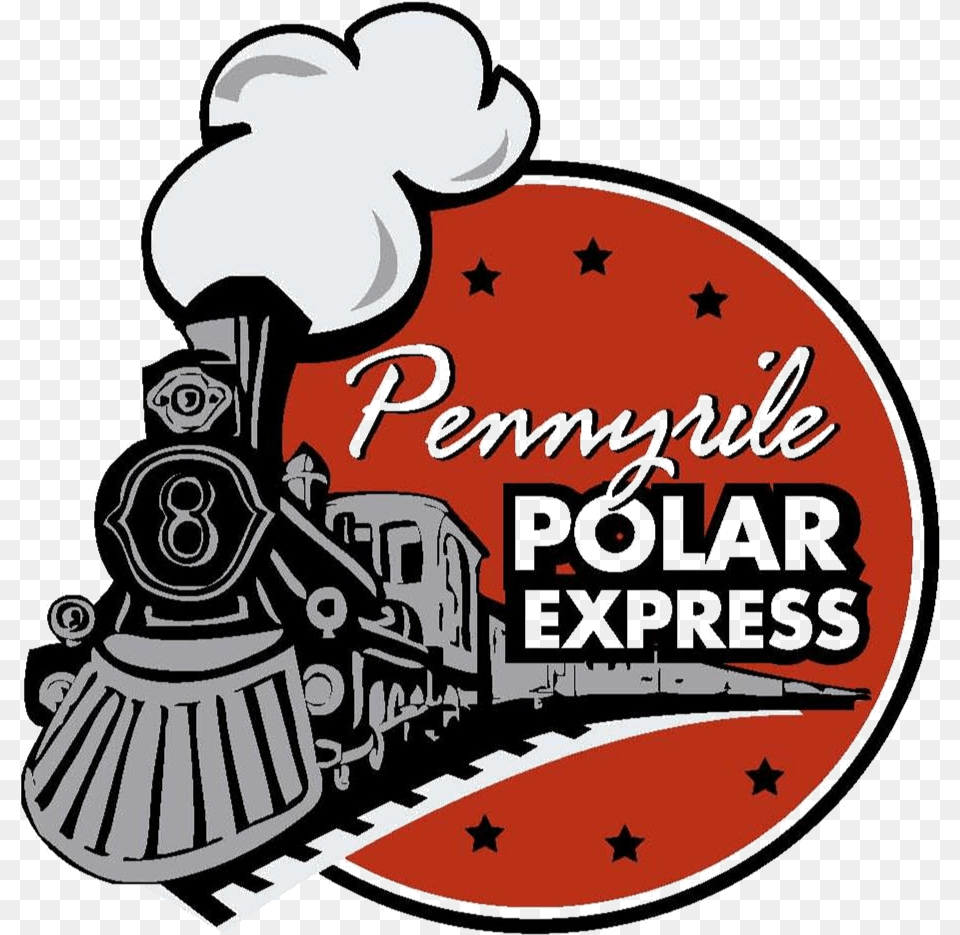 Polar Express Craft Train, Sticker, Railway, Transportation, Vehicle Free Transparent Png