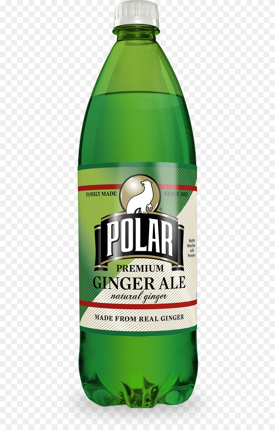 Polar Ginger Ale 1 Liter, Bottle, Alcohol, Beer, Beverage Free Png Download