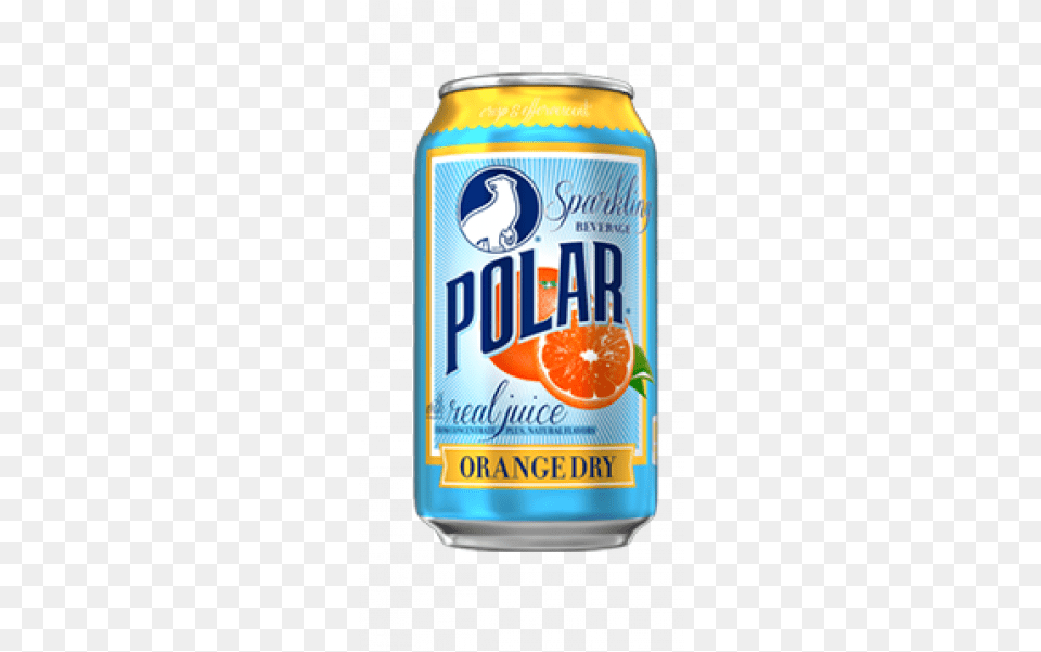 Polar Orange Dry Soda 12 Oz Cans Polar Diet Pink Grapefruit Dry, Tin, Can, Alcohol, Beer Free Png