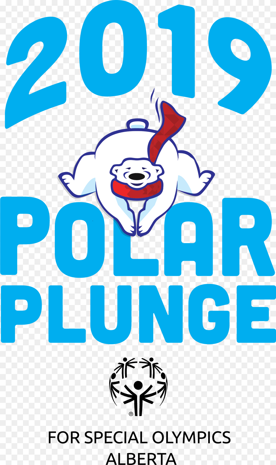 Polar Plunge Season Is Open Special Olympics, Advertisement, Poster, Animal, Bear Free Png