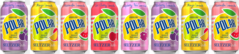 Polar Seltzer Ade Flavors, Can, Tin, Beverage, Soda Png