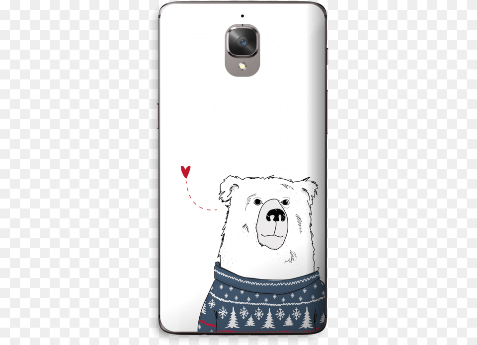 Polar Sweater Bear Skin Oneplus 3t Iphone, Electronics, Phone, Mobile Phone, Speaker Free Png Download