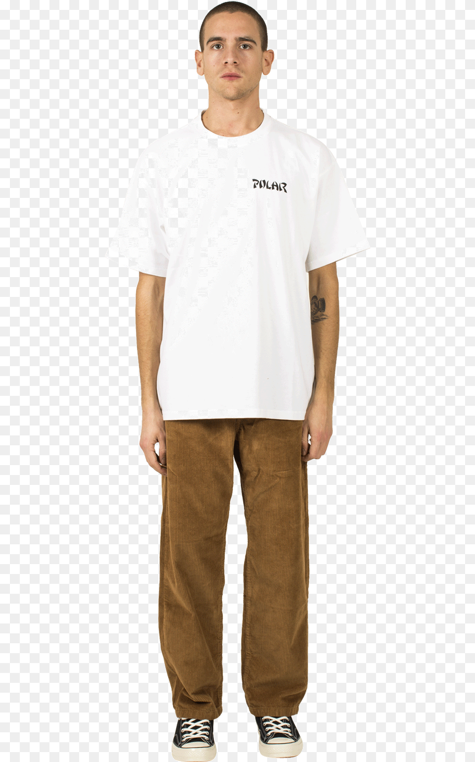 Polar T Shirts Torso Tee White Polteeto Standing, Clothing, T-shirt, Boy, Person Png Image