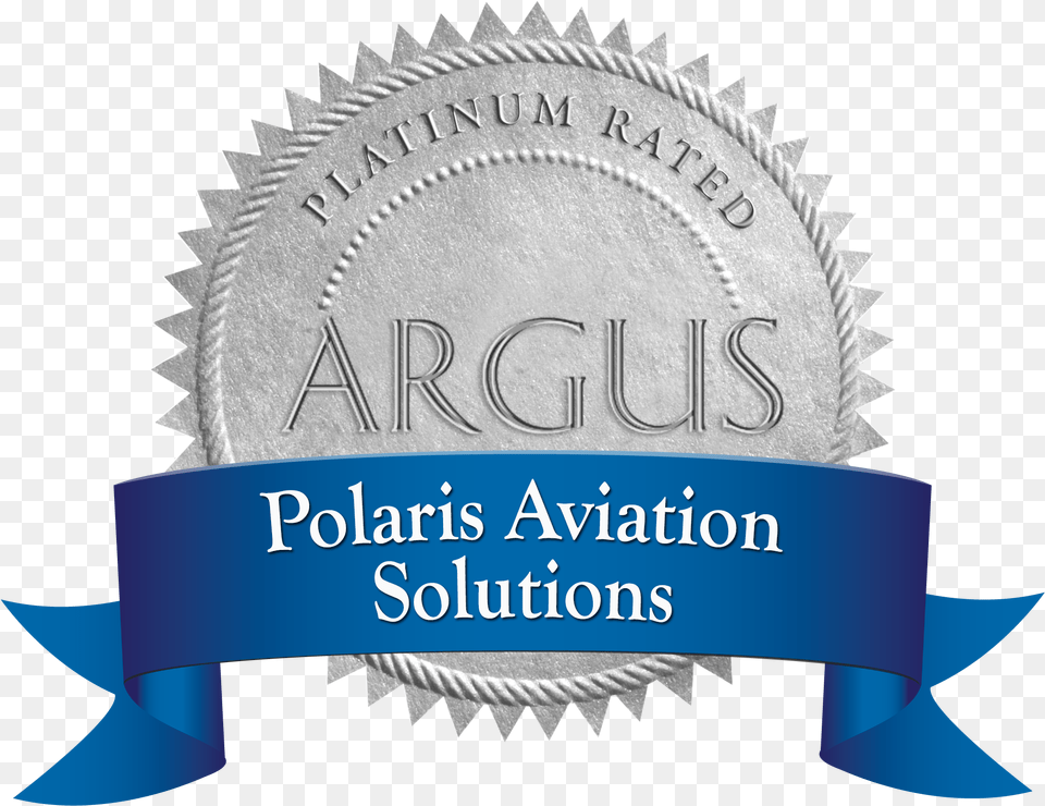 Polaris Aviation Platinum Custom Operator Logo Argus Gold, Aluminium, Badge, Symbol, Text Free Transparent Png