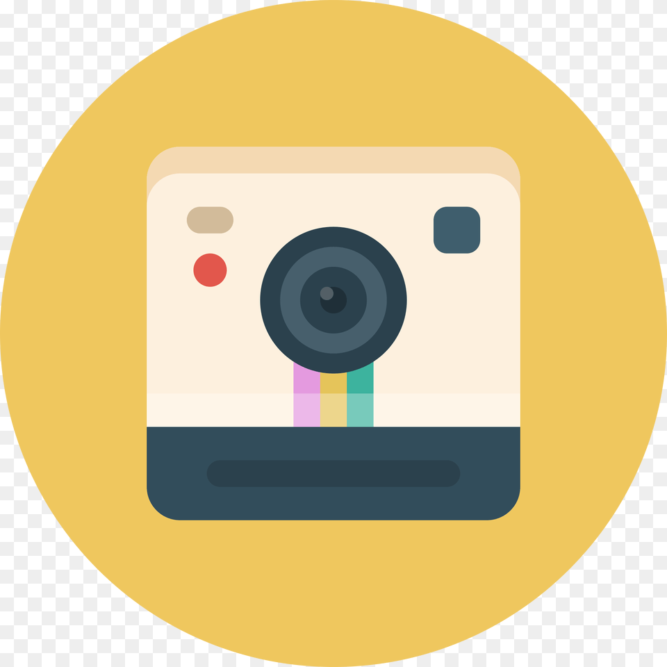 Polaroid, Camera, Electronics, Disk, Digital Camera Png Image
