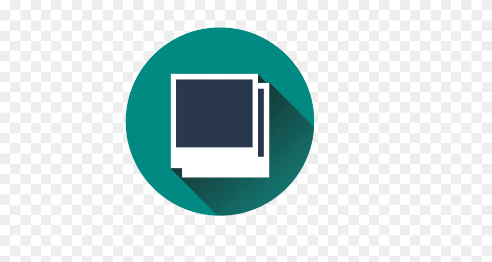 Polaroid Circle Icon, Computer Hardware, Electronics, Hardware, Monitor Free Png Download