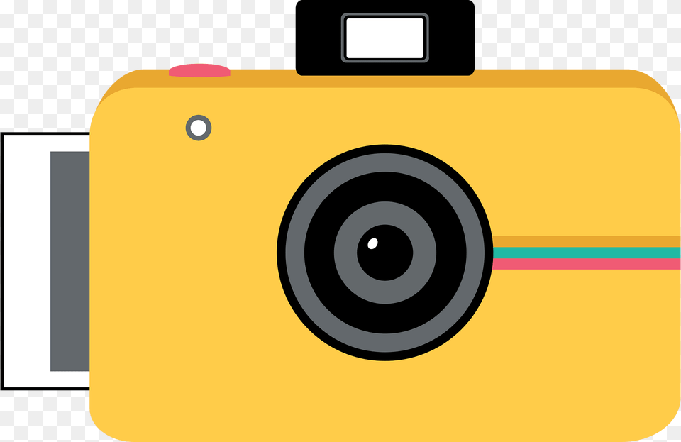 Polaroid Clipart, Camera, Digital Camera, Electronics Free Png