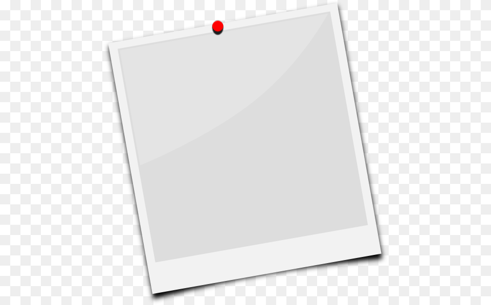 Polaroid Clipart, White Board Free Png