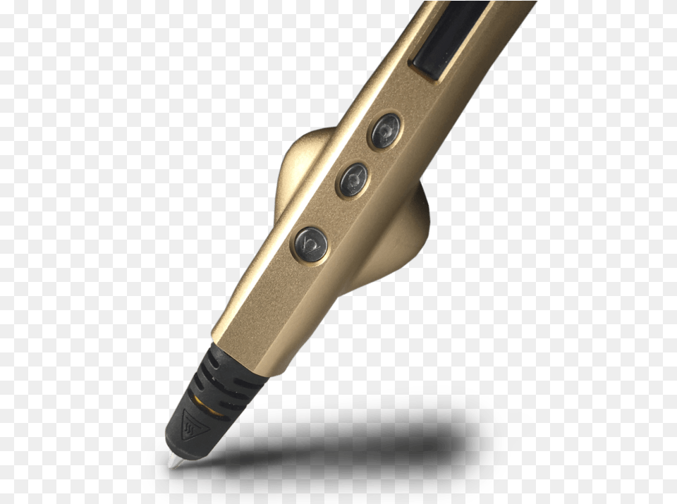 Polaroid Draw 3d Pen Unctouchable Gold Rifle, Electrical Device, Microphone Free Png