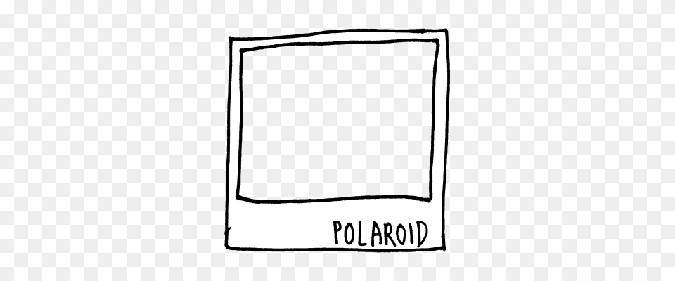 Polaroid Frame Tumblr, Sticker, Blackboard, Text, Electronics Free Png