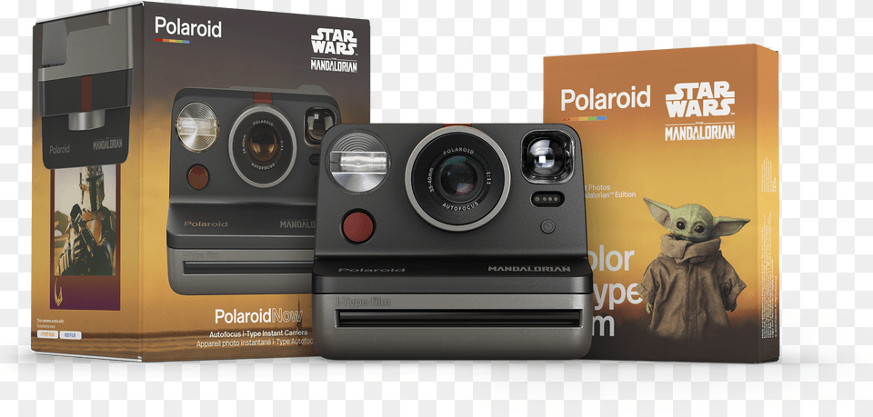 Polaroid Hopes The Force Is With New Mandalorian Polaroid Camera, Electronics, Digital Camera, Person Free Transparent Png
