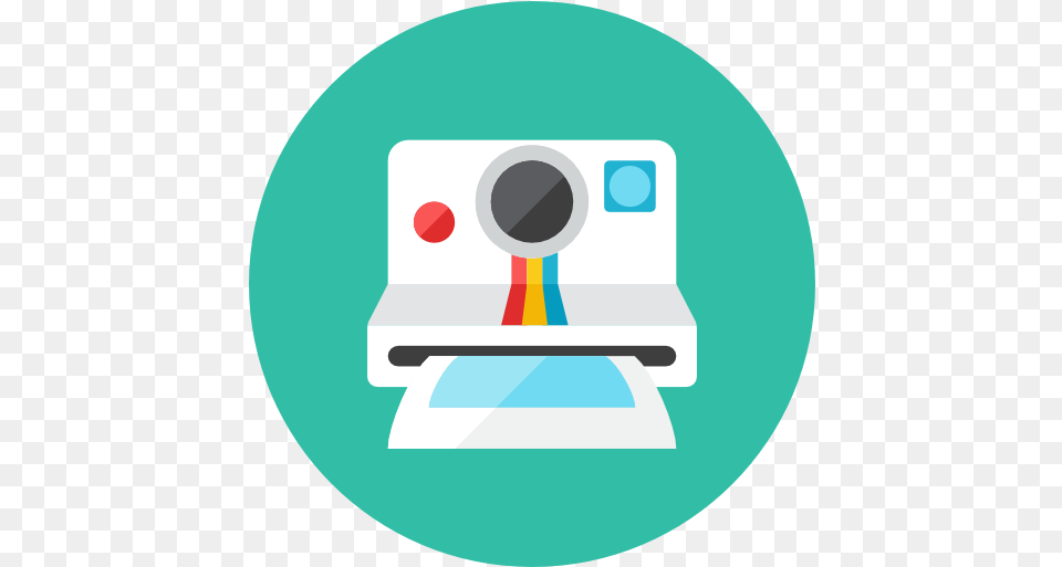 Polaroid Icon Kameleon Iconset Webalys Filter Mono Instagram, Electronics, Camera, Disk, Webcam Free Transparent Png