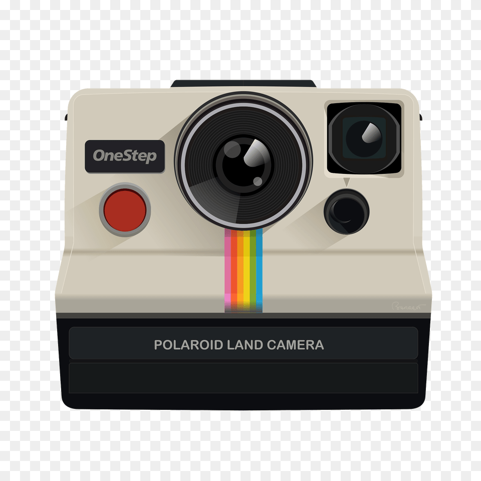 Polaroid Land Camera 1000 Clipart, Digital Camera, Electronics Free Transparent Png