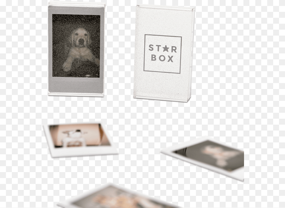Polaroid Mini Glitter Frame By Starbox Paper, Art, Collage, Animal, Canine Png Image