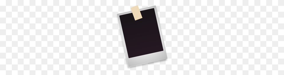 Polaroid Photo Frame, Blackboard Png