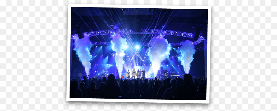 Polaroid Worship Tech Stage, Concert, Crowd, Rock Concert, Person Free Png Download